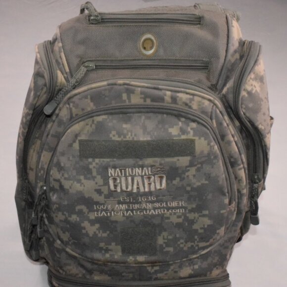 National Guard Tactical Digital Camo Backpack Camping Hunting Hiking Bag/Read! - Picture 1 of 6